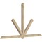 Ekena Millwork Kennewick Rough Sawn Timber Gable Bracket, Douglas Fir, 108"W x 63"H x 4"D x 4"F, 14/12 Pitch GBW108X63X0404KEN00RDF - alternate 5